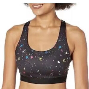 Champion Women’s The Absolute Eco Strappy Sports Bra Splattered Paint Size 1X